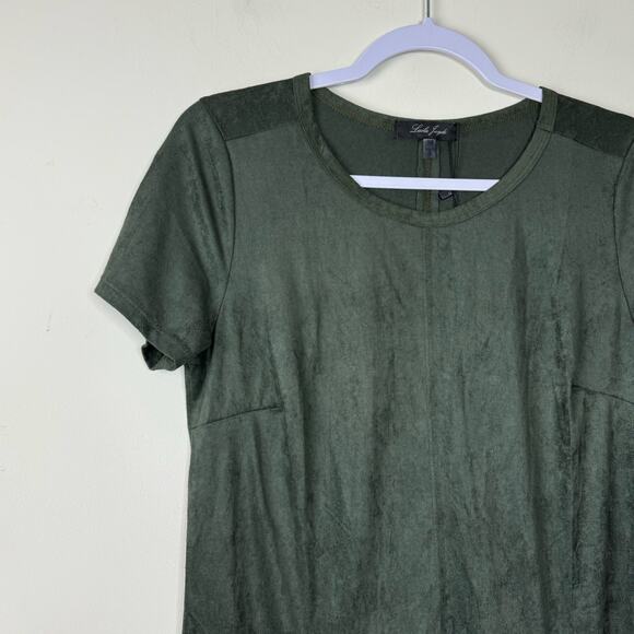 Laila Jayde T-Shirt Dress with Pockets - Green NWT Size Medium - Picture 2 of 8